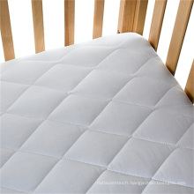 Protecteur imperméable mou matelassé adapté housse de matelas de berceau de berceau de lit de bébé